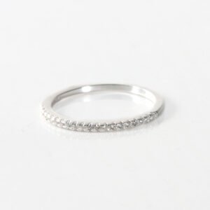 Anillo cintillo delgado