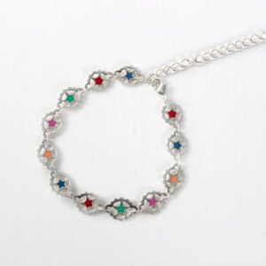 Pulsera de estrellas multicolor