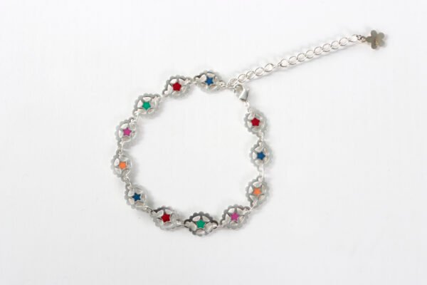 Pulsera de estrellas multicolor