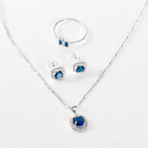 Conjunto elegante azul