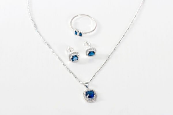 Conjunto elegante azul