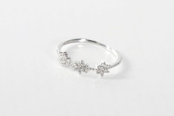 Anillo Flores con circones